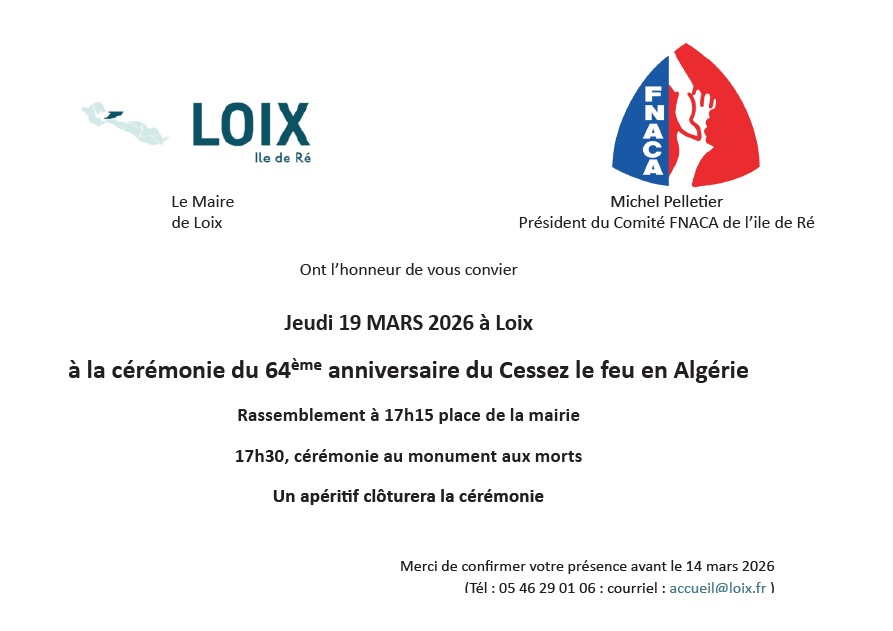 Lire la suite à propos de l’article 64 ème anniversaire du Cessez le feu en Algérie