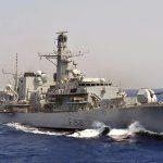 ROYAL NAVY : ESCALE DU « HMS SOMERSET » à LA PALLICE