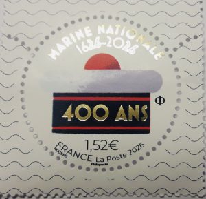Le Timbre des 400 ans de la Marine!